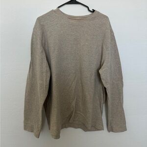 Men's Vintage GAP XL Beige Heavyweight Longsleeve